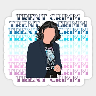 Trent Crimm sports journalist Sticker